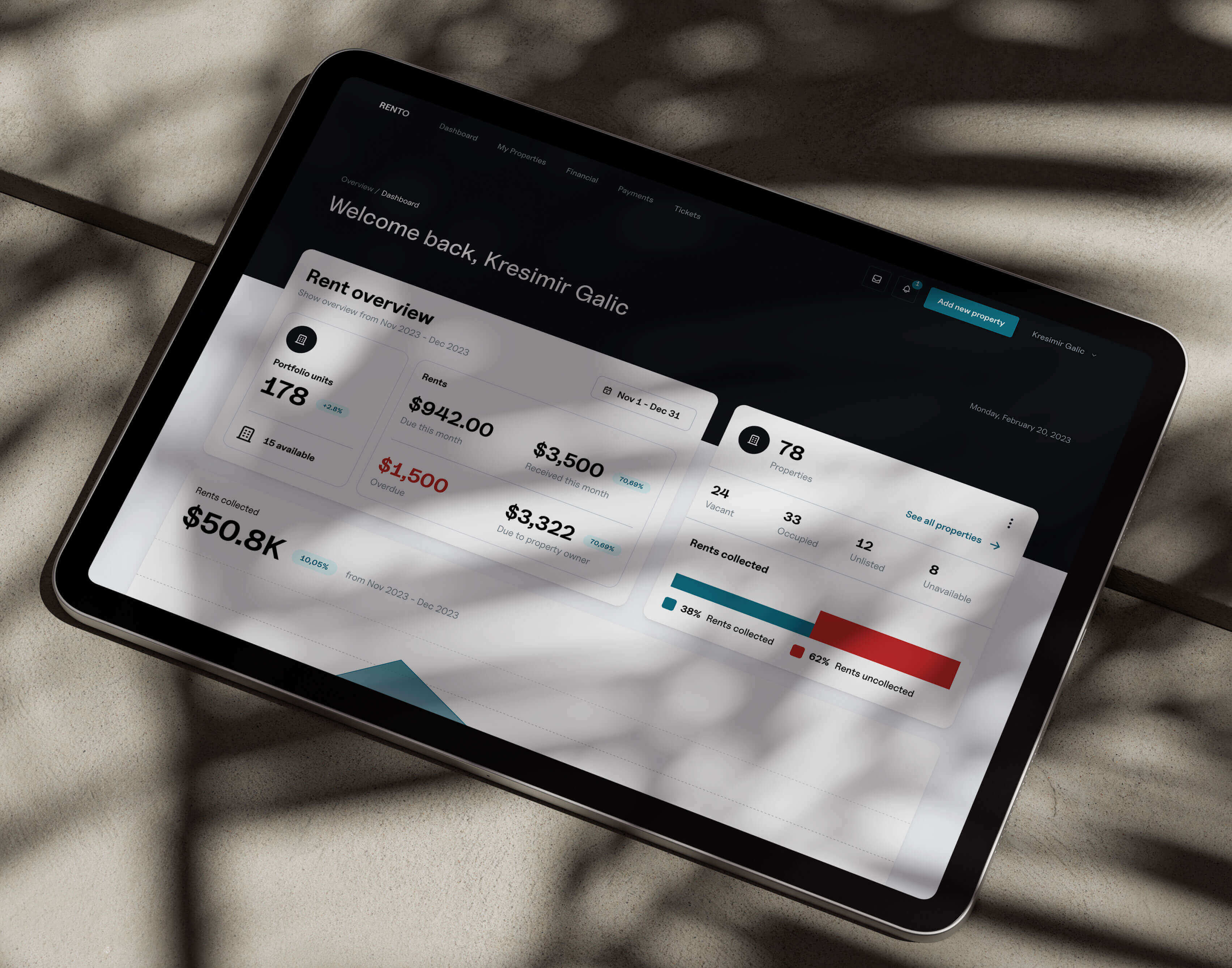 Frontend development Real estate app